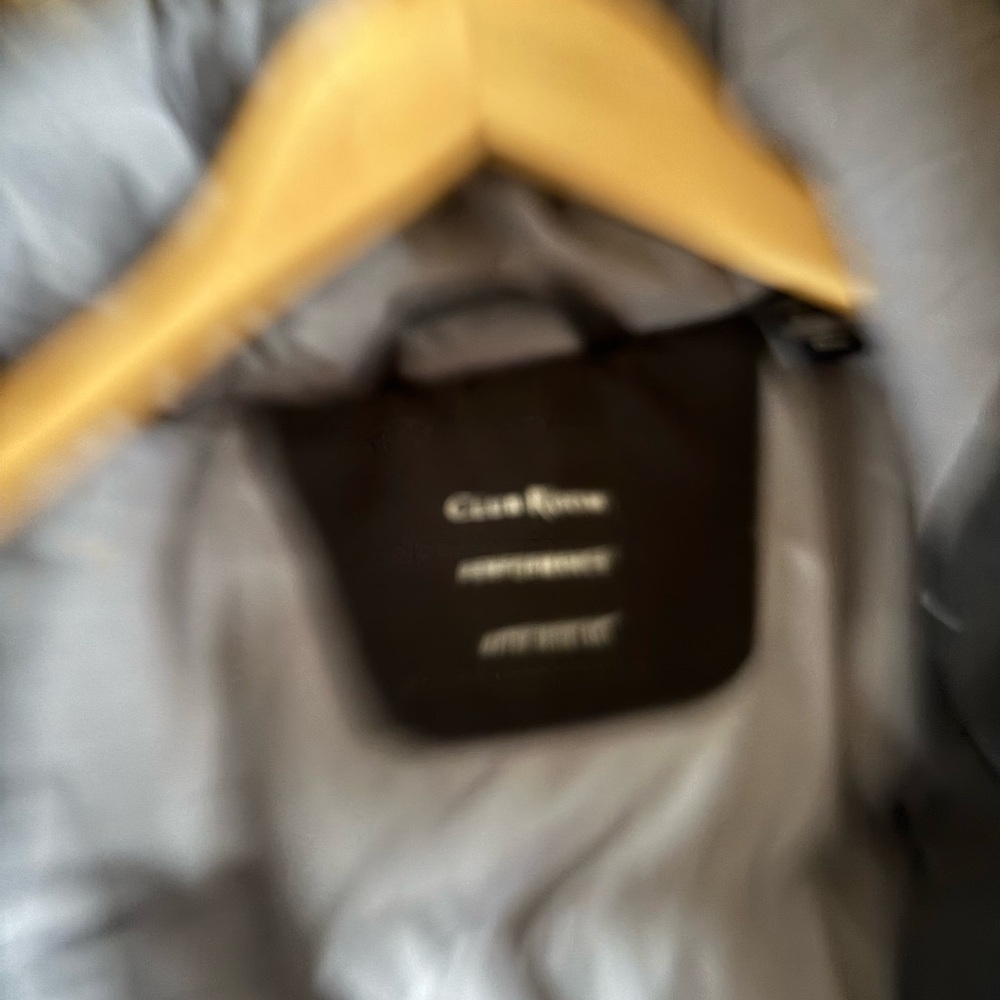 Club Room Men's Dark Puffer Jacket with Fur Trim - Picture 5 of 6